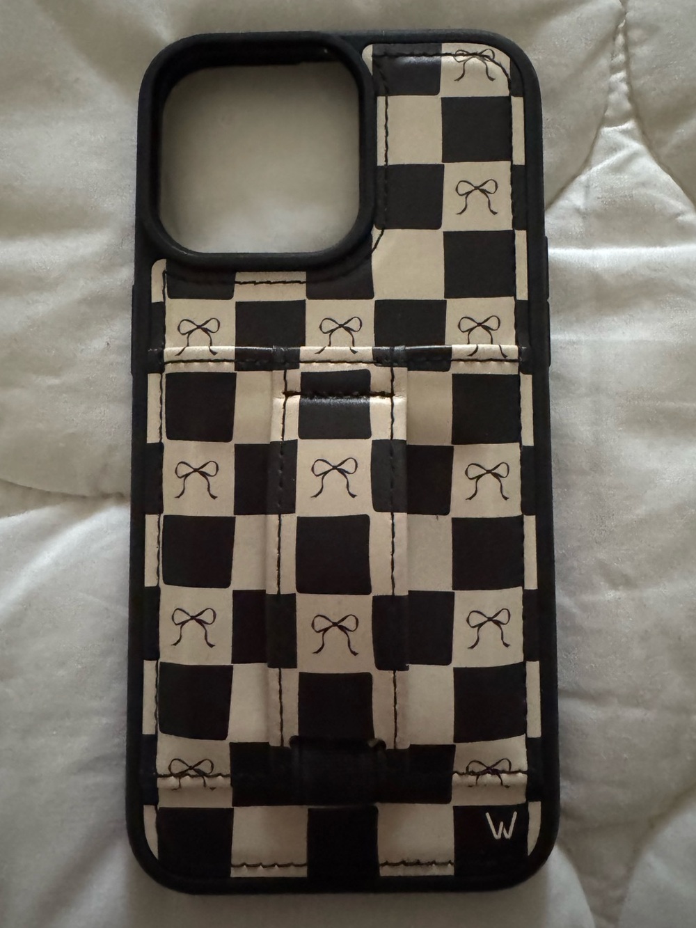 Checkered Walli Case for 15 pro max iphone